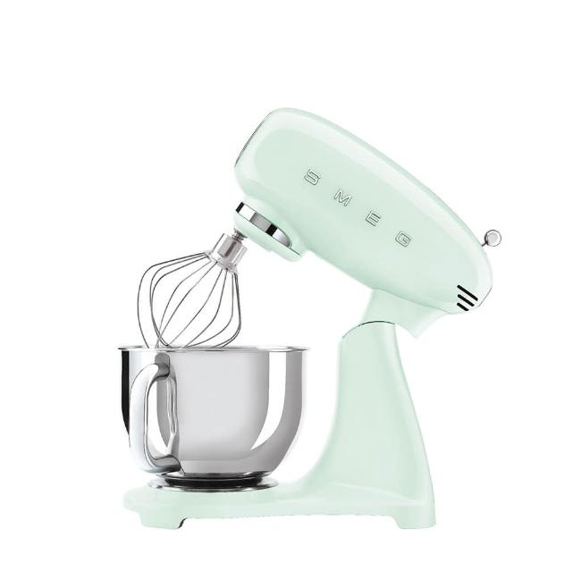 【SMEG】義大利復古美學全彩攪拌機-粉綠色(SMF03PGUS 公司貨)