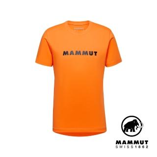 【Mammut 長毛象官方直營】Mammut Core T-Shirt Men Logo 輕便機能短袖T 男款 深柑桔橘 #1017-04030