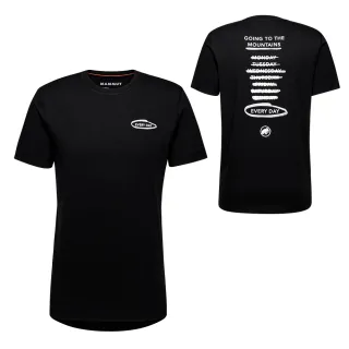 【Mammut 長毛象】Mammut Core T-Shirt Every Day 機能短袖T恤 黑色 男款 #1017-04022
