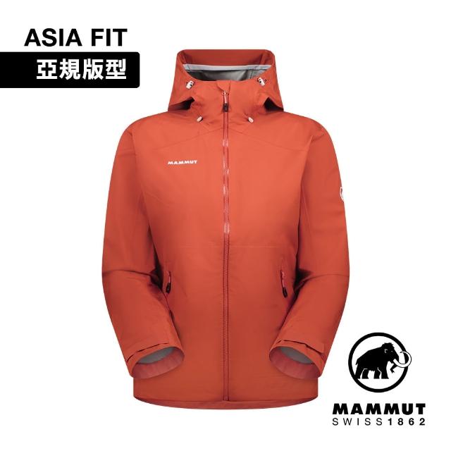 【Mammut 長毛象官方直營】Convey Tour HS Hooded Jkt AF GTX防水連帽外套 女款 陶紅 #1010-28801