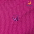 【Hilltop 山頂鳥】施華洛世奇縫釦POLARTEC POLO衫 女款 深紫｜PS14XFJ1ECJ2