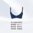 【Swear 思薇爾】享塑美學系列B-D罩背心型蕾絲集中包覆塑身女內衣(幻影藍)