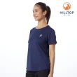 【Hilltop 山頂鳥】POLARTEC T恤 女款 藍｜PS04XFK9ECE0