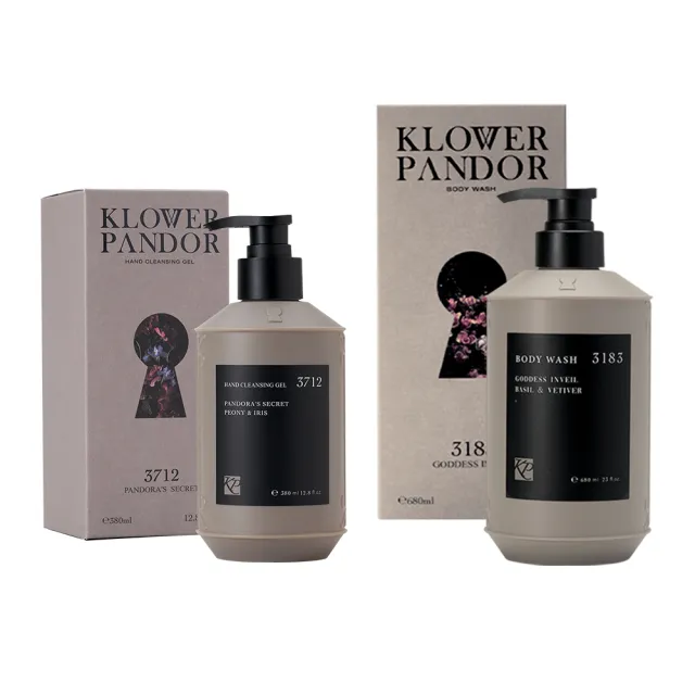 【KLOWER PANDOR】KP記憶香氛 ME TIME時光香水沐浴露680ml+胺基酸香水洗手露380ml(多款任選)