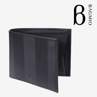 【BAGMIO】牛皮4卡零錢包短夾(明星商品)