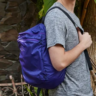 【Hilltop 山頂鳥】15L 多功能後背包 中性款 紫｜PT28XXA5ECJ0