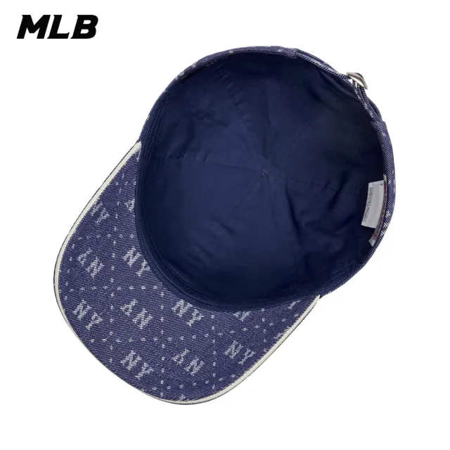 【MLB】可調式硬頂棒球帽 MONOGRAM系列 洋基隊 紅襪隊(3ACPMD13N-兩色任選)