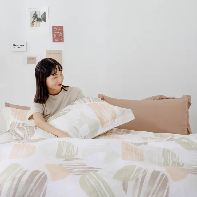 【青鳥家居】台灣製TENCEL天絲三件式床包枕套組-多款可選(雙人)