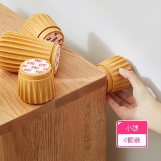 【Dagebeno荷生活】床頭防搖晃固定器 床板傢俱穩定消音器 傢俱墊高器-小號2組(共4入)