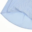 【ILEY 伊蕾】率性設計感疊襟造型條紋上衣(淺藍色；M-XL；1232011583)