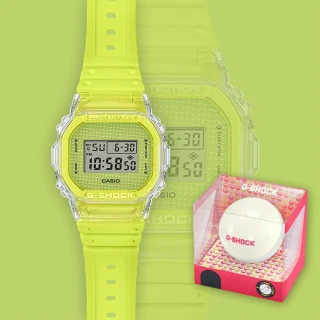 【CASIO 卡西歐】G-SHOCK 扭蛋系列 日式潮流電子錶 畢業禮物(DW-5600GL-9)