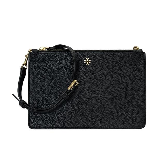 【TORY BURCH】Emerson系列簡約鵝卵石皮革斜背包(87989-001)