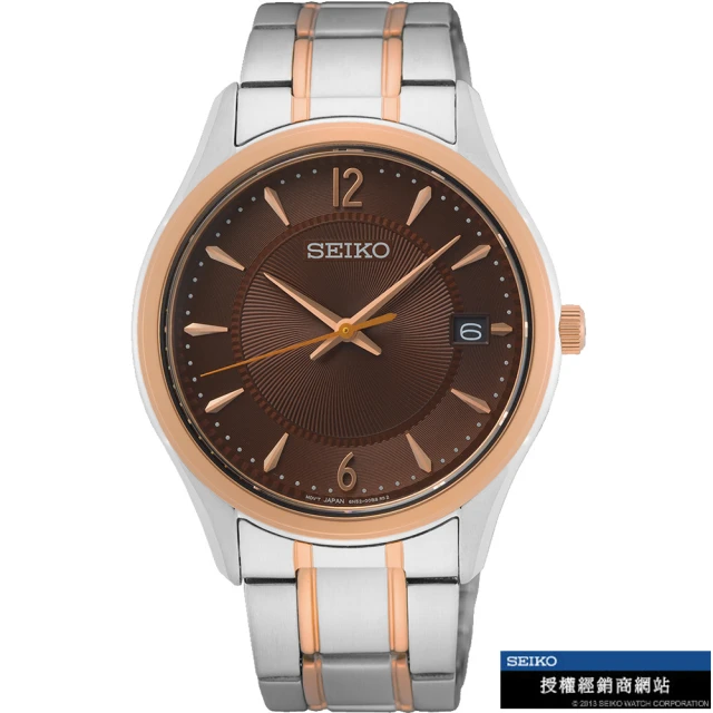 SEIKO 精工 CS系列經典雋永藍寶石水晶鏡面紳士錶(6N52-00D0B/SUR470P1)