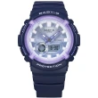 【CASIO 卡西歐】BABY-G 魔幻紫 夢幻雙顯手錶 畢業禮物(BGA-280DR-2A)