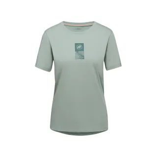 【Mammut 長毛象】Mammut Core T-Shirt Women Emblem 機能短袖T恤 玉石綠 女款 #1017-04082