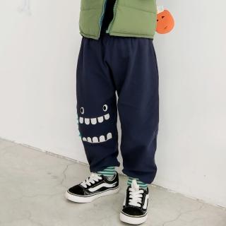 【OB 嚴選】萬聖立體怪獸縮口長褲超彈力褲童裝 《QA1101》
