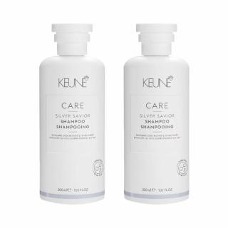 【KEUNE 肯葳】CARE C11淨白鏈鍵髮浴/洗髮精 300ml *2入組 淨白去黃2.0(平輸版)