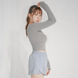 【Porabella】瑜珈長袖上衣  運動上衣 長袖上衣  寬鬆上衣 透膚上衣 運動服 排汗長袖 YOGA clothing