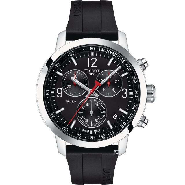 【TISSOT天梭 官方授權】T-Sport PRC 200 CHRONOGRAPH計時腕錶(T1144171705700)