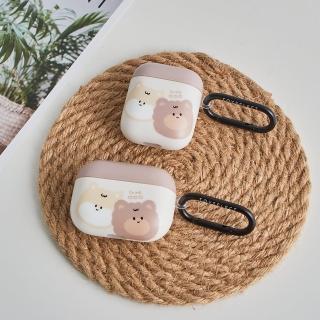 【TOYSELECT】AirPods 第1.2代通用 CO.ME Planet 微笑豆豆與大菲AirPods防摔保護套