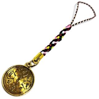 【十方佛教文物】大孔雀明王咒輪五色線吊飾(平安吉祥如意)