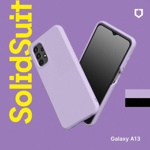 【RHINOSHIELD 犀牛盾】Samsung Galaxy A13 4G SolidSuit 經典防摔背蓋手機保護殼(獨家耐衝擊材料)