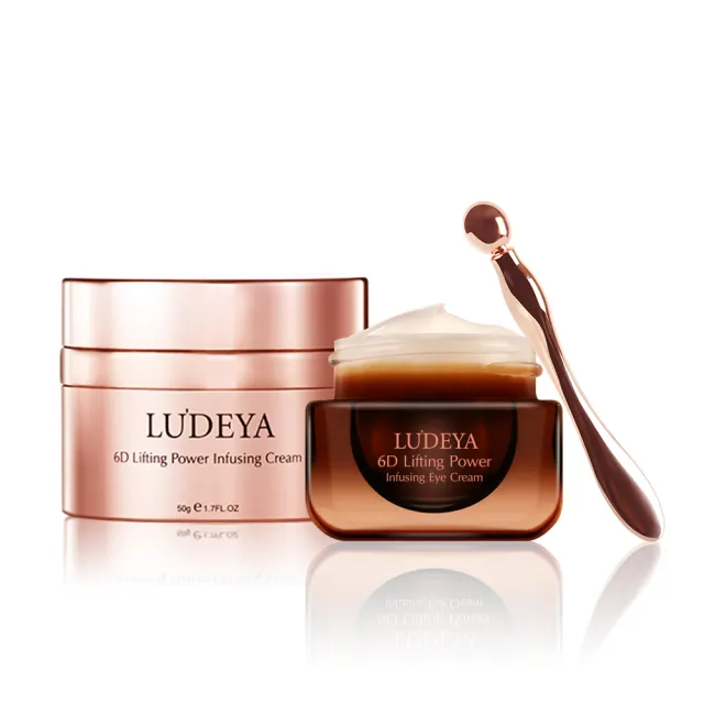 【LUDEYA】琥珀超能量細紋撫平組(琥珀霜+琥珀眼霜)