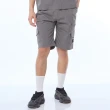 【JEEP】男裝 立體口袋涼感工作短褲(灰色)