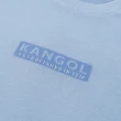 【KANGOL】短袖 短T 水藍 印花LOGO 上衣 中性 男女(6325100881)