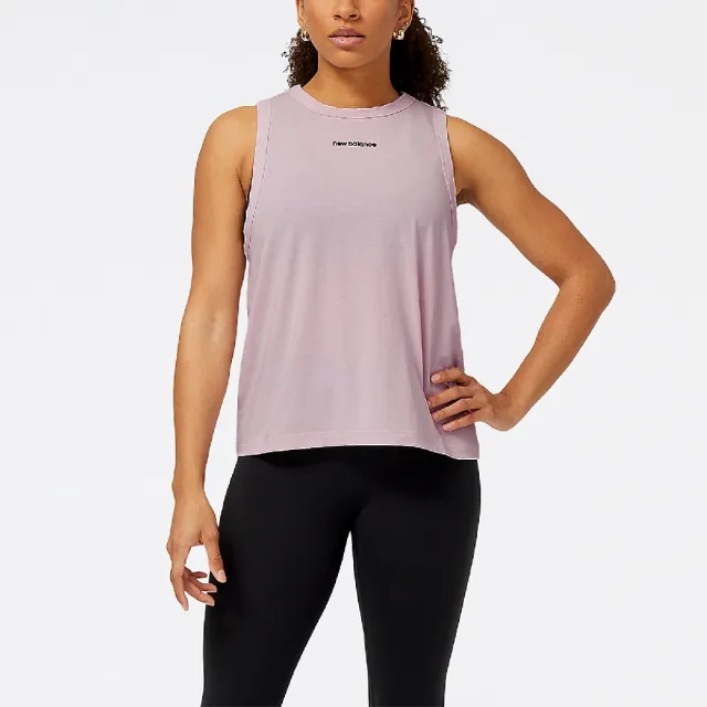 NEW BALANCE】背心Achiever Tank Top 女款白無袖寬版快乾NB 紐巴倫