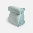 【HOLA】SNOW TOUCH 涼感頭枕型三角大靠墊-條紋綠