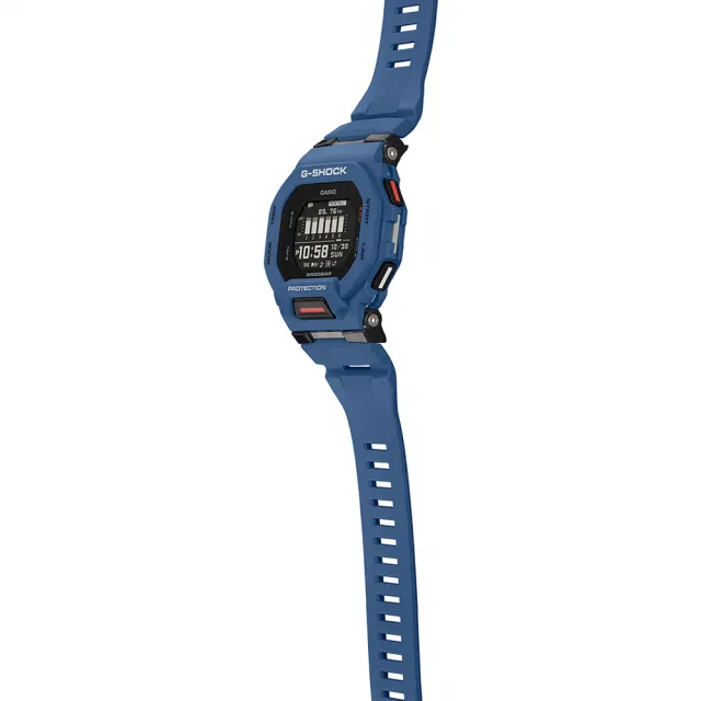 【CASIO 卡西歐】G-SHOCK 纖薄運動系藍芽計時手錶-海軍藍 開學禮 送禮 推薦(GBD-200-2)