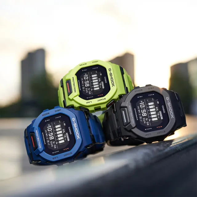 【CASIO 卡西歐】G-SHOCK 纖薄運動系藍芽計時手錶-海軍藍 開學禮 送禮 推薦(GBD-200-2)