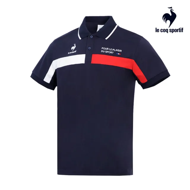 【LE COQ SPORTIF 公雞】吸排法式經典短袖POLO衫 男女-4色-LOR21845_LOR22843