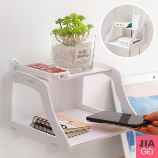 【JIAGO】電視機頂盒置物架-無限分享器收納架