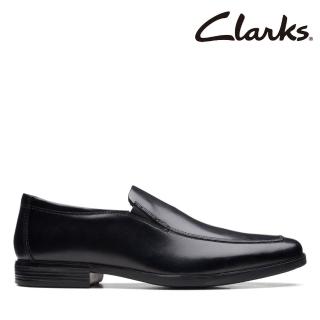 【Clarks】男款Howard Edge寬楦設計柔軟皮革套穿樂福鞋(CLM62246D)