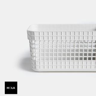 【HOLA】巴西OU Grid收納籃 S 米