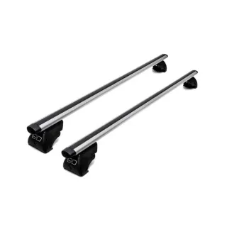 【D-WELL】行李架 車頂固點式行李架  露營用品 黑 送安裝(車麗屋)