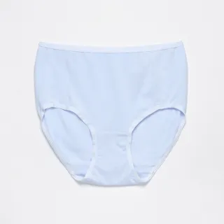 【Wacoal 華歌爾】健康內褲-零碳天絲 M-3L中高腰三角褲 NSC043D6(冰河藍)