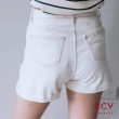 【2CV】百搭的薄款合身牛仔短褲-兩色nt007(門市熱賣款)