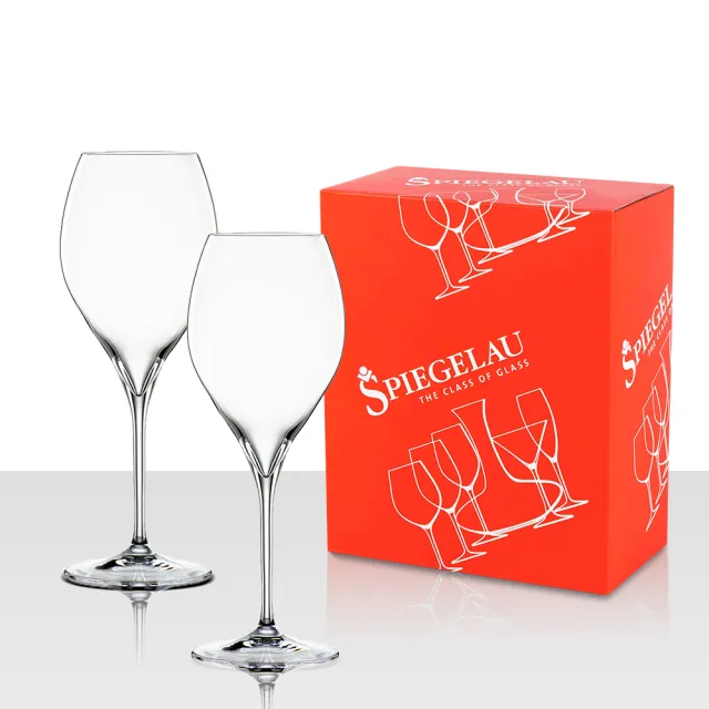 【德國Spiegelau】歐洲製Adina Prestige水晶玻璃波爾多紅酒杯2入禮盒組/650ml(奢華鬱金香輕盈款)