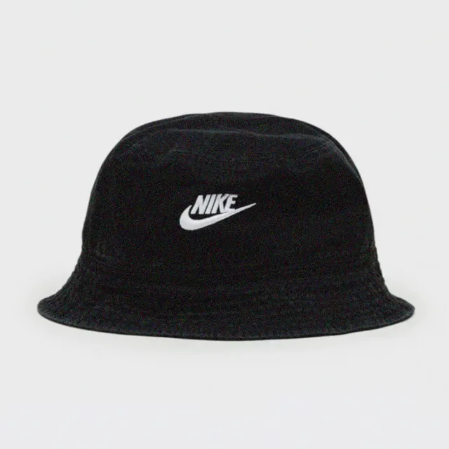 【NIKE 耐吉】漁夫帽 Nike Sportswear Black 小logo 漁夫帽 男女款 DC3967-010