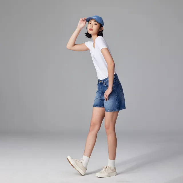 【Lee】出清品-女裝 短袖T恤 / 山丘小LOGO 共2色 標準版型(LB302057K11 / LB302057K14)