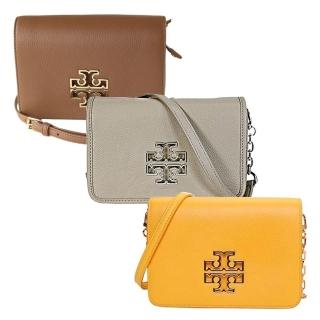 【TORY BURCH】雙T LOGO皮革手拿包