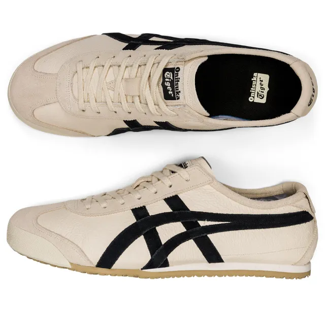 【Onitsuka Tiger】Onitsuka Tiger鬼塚虎-黑色線條MEXICO 66 VIN休閒鞋1183B391-200(1183B391-200)