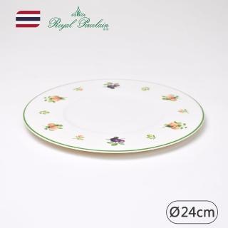 【Royal Porcelain泰國皇家專業瓷器】花果園圓盤24cm(泰國皇室御用品牌)
