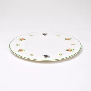 【Royal Porcelain泰國皇家專業瓷器】花果園圓盤24cm(泰國皇室御用品牌)