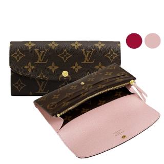 【Louis Vuitton 路易威登】EMILIE 掀蓋式 長夾 錢包(M60697/M61289)