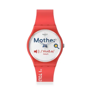 【SWATCH】Gent 原創系列手錶 ALL ABOUT MOM 母親節限定錶 男錶 女錶 瑞士錶 錶(34mm)
