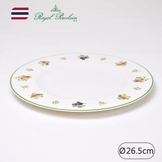 【Royal Porcelain泰國皇家專業瓷器】花果園圓盤26.5cm(泰國皇室御用品牌)
